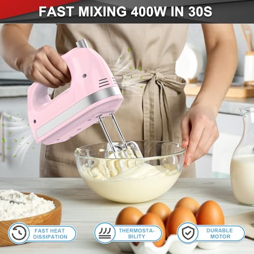 Hand Mixer Electric Handheld 400W