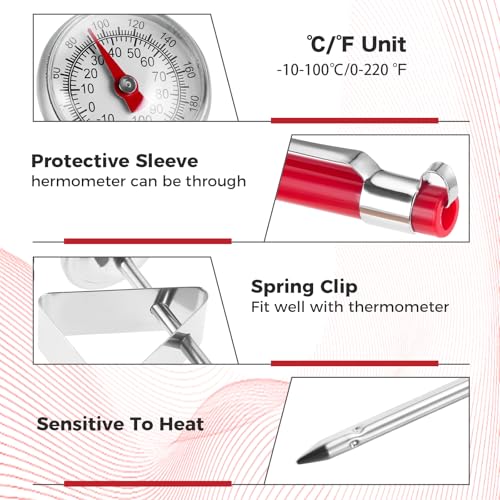 6 Pack Immediate Read Pocket Thermometer (6 Count)