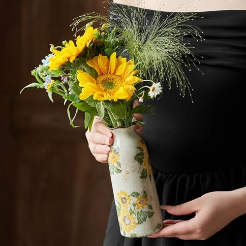 Autumn Vintage Ceramic Vase Set of 3 for Decor Home (3 Count)