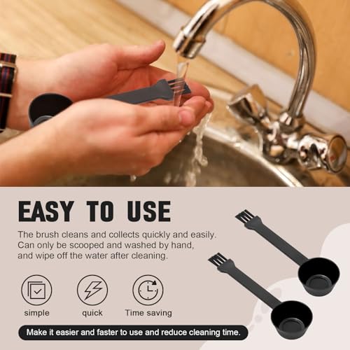 Coffee Spoon With Espresso Grinder Brush 2 in 1 Brush for Cuisinart DBM