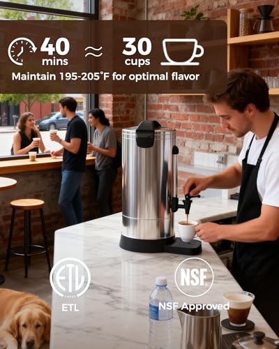 30 Cup Commercial Coffee Urn (30 Count)