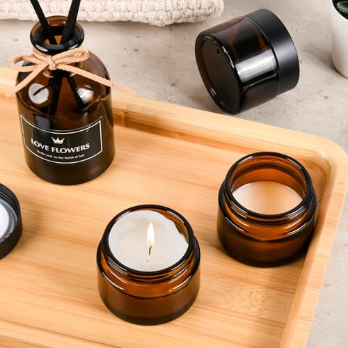 Glass Jars with Lids (24 Count)