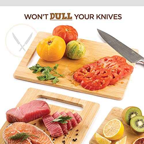 Bamboo Cutting Board Set of 4 (4 Count)