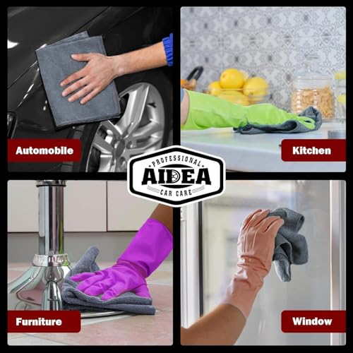 Microfiber Cleaning Cloth Grey 50PK (50 Count)