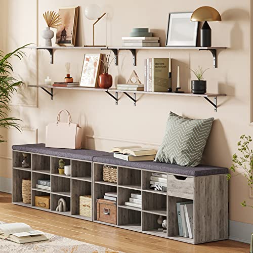 Long Wall Shelves (2 Count)