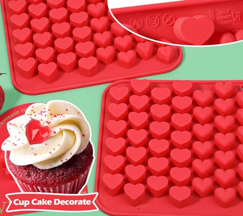 Mini Heart Molds 52 (2 Count)