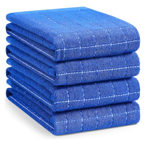 100% Cotton Terry Kitchen Towels (4 Count)