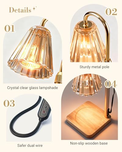 Candle Warmer Lamp with Timer for Yankee Candles