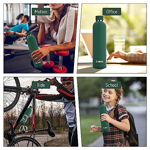 Slim Insulated Water Bottles for Travel 32oz with Clip
