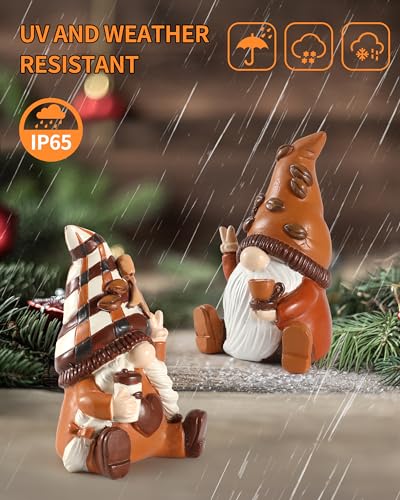 Maillard Coffee Gnomes Figurines Set (2 Count)