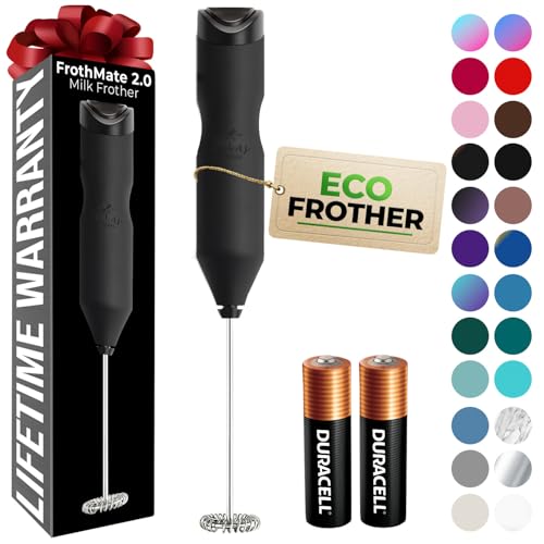 Powerful Frother Wand AA Batteries Included