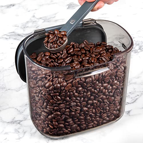 International ProKeeper+ Clear Plastic Airtight Food Baker's Kitchen Storage Organization Container Canister Set with Magnetic Accessories (2 Count)