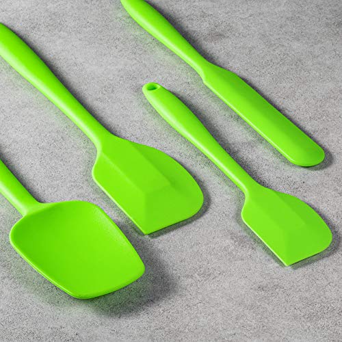 4 Piece Silicone Spatula Set with Stainless Steel Core (4 Count)