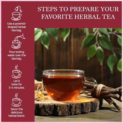 Tealeaf & Co. Licorice Root Tea Blended with Organic Spices (7.055 Ounce)