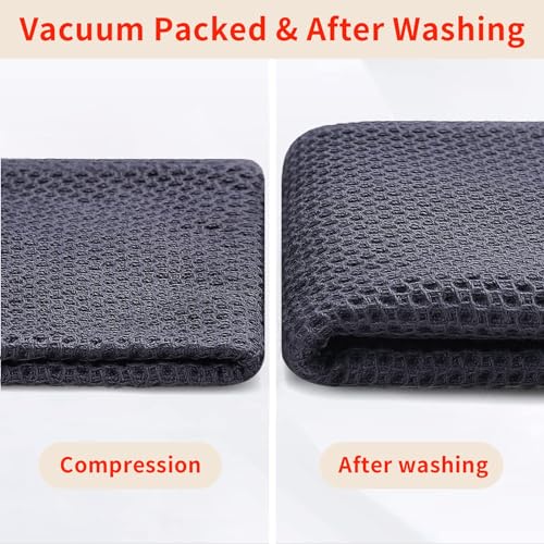100% Cotton Oversized Waffle Weave Kitchen Towels 4 (4 Count)