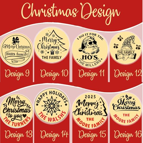 Personalized Christmas Cookie Stamps Customizable Name Cookie Stamps With Handle Cutter For Cookie Baking Decorating Cakes And Handmade Christmas Gifts Perfect