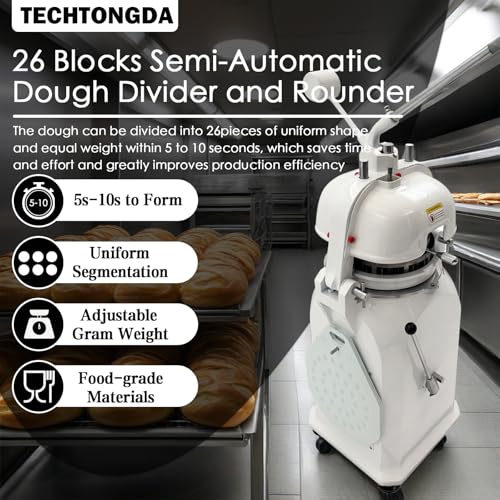 Dough Divider Rounder Dough Ball Machine 26pcs 1.8og