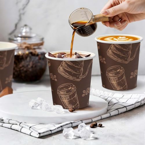 6 oz 300 Pack Disposable Paper Cups (300 Count)