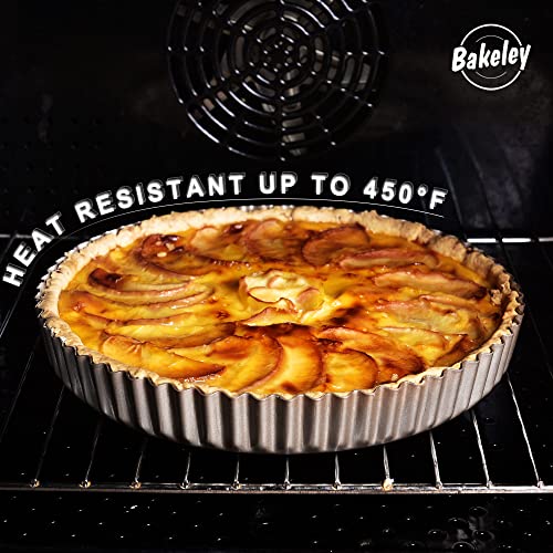 10 Inch Round Tart Pan with Loose Removable Bottom