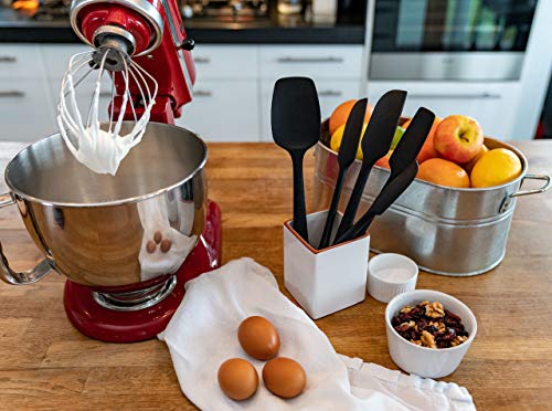 Premium 600°F Heat Resistant 5 Piece Silicone Spatula Set for Baking (5 Count)