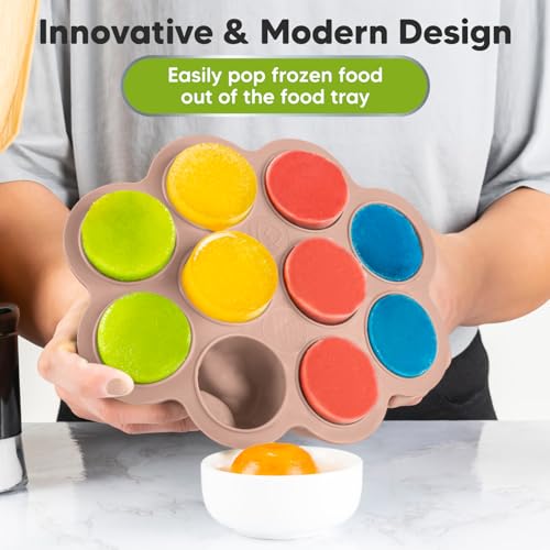 Silicone Food Freezer Trays with Lid