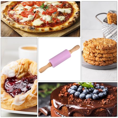 Silicone Rolling Pins for Baking 9.25 Inch Non