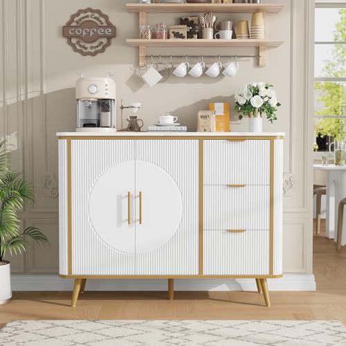 47.3" Modern Buffet Cabinet with Storage