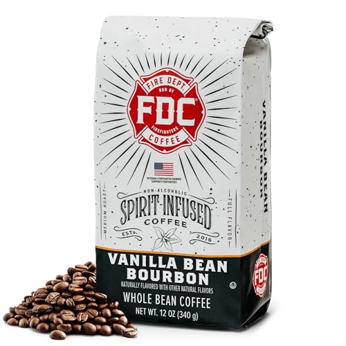 Vanilla Bourbon Infused Whole Bean Coffee (12 Ounce)