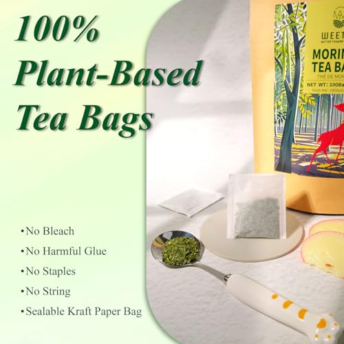 Moringa Tea Bags 100ct (100 Count)