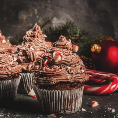 Gluten Free Peppermint Mocha Cupcake Mix with No Artificial Colors (13 Ounce)