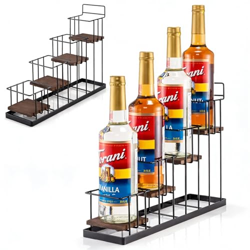 Coffee Syrup Rack Organizer