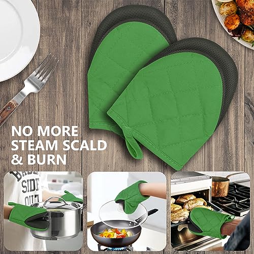 1 Pair Short Oven Mitts