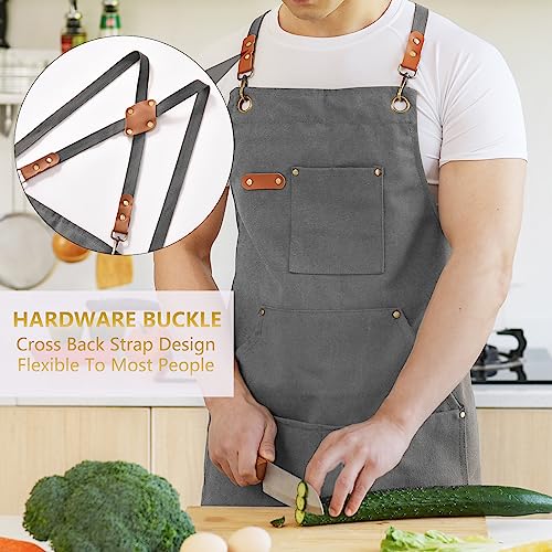 Canvas Aprons for Men Chef Apron