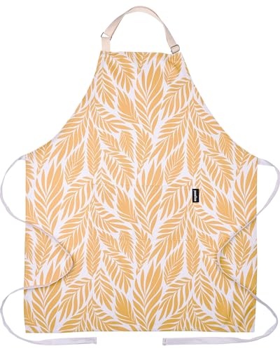 Premium Adjustable Cooking Colored Aprons for Women with Pockets
