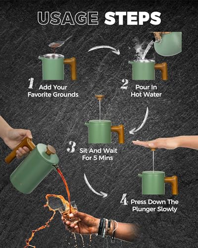 POLIVIAR French Press Coffee Maker