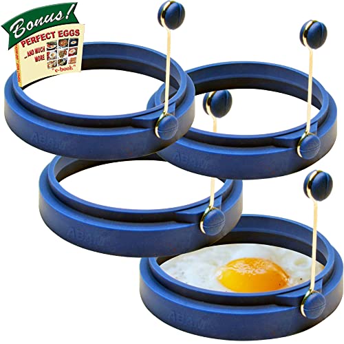 PROFESSIONAL Silicone Egg Ring (4 Count)