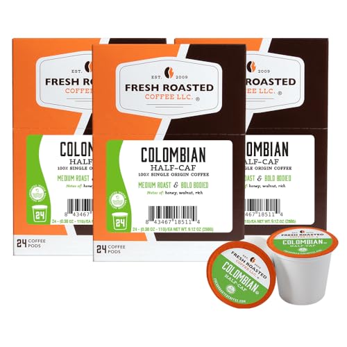 100% Water Processed Colombian Half (72 Count)