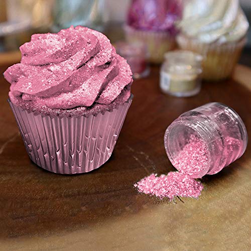 Deep Pink Edible Glitter