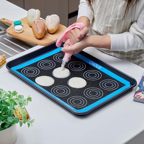 GUYDREMAT Perforated Silicone Baking Mat Set (4 Count)