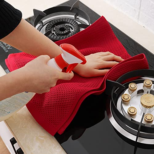 100% Cotton Waffle Weave Kitchen Dish Towels 6 (6 Count)