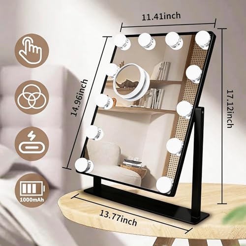 Makeup Vanity Mirror with Lights (9 Count)