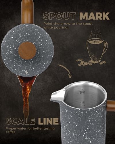 POLIVIAR French Press Coffee Maker