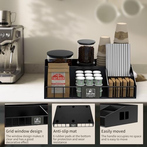 Metal Coffee Station Organizer for Countertop (2 Count)