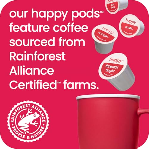 Happy Coffee Medium Roast Coffee Pods (22 Count)