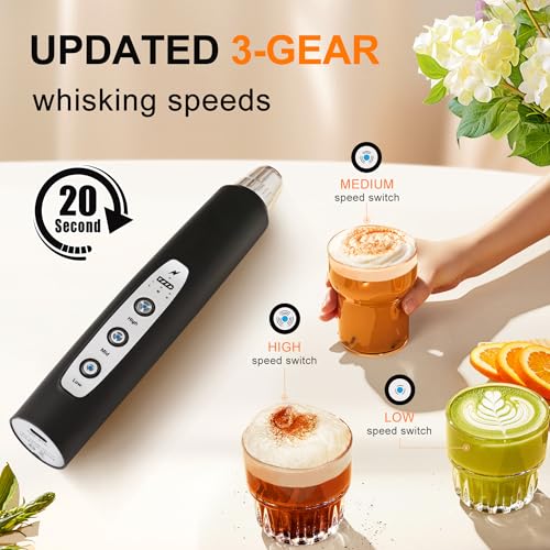 Handheld Milk Frother Wand for Coffee