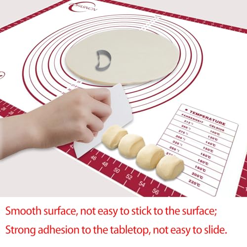 Silicone Pastry Mat Dough Baking Bread Sourdough Fondant Pie Dough Pizza
