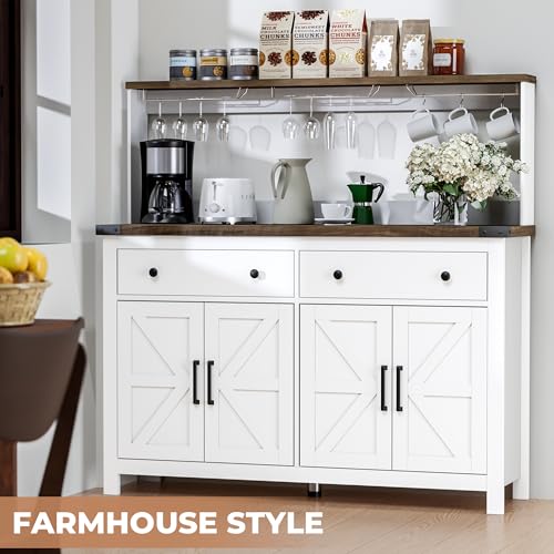 Hutch Storage Cabinet Buffet with Drawers