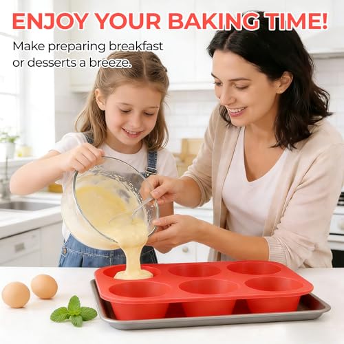 Silicone Jumbo Muffin Pan (2 Count)
