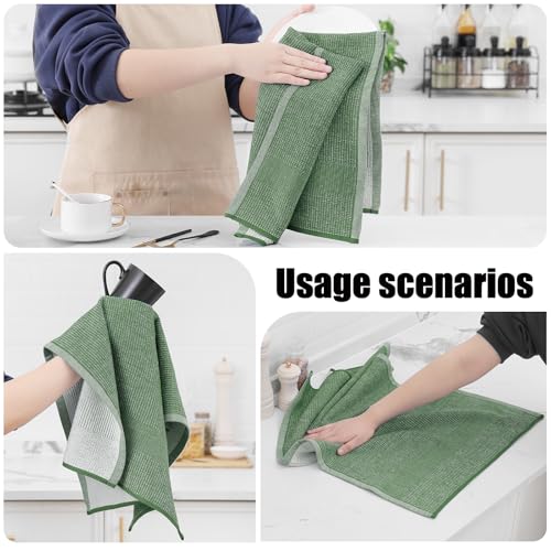 380 GSM Cotton Premium Kitchen Towels 8 Pack (8 Count)