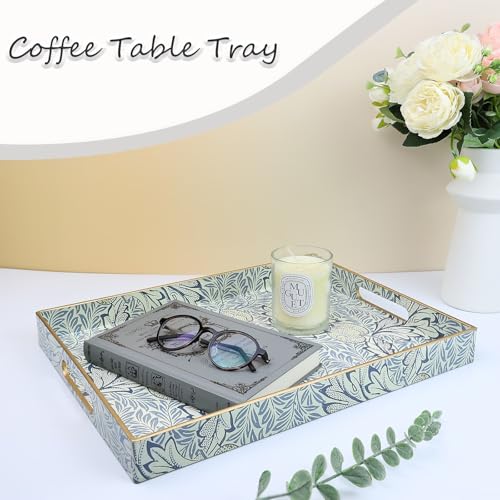 Rectangle Plastic Serving Tray with Handles